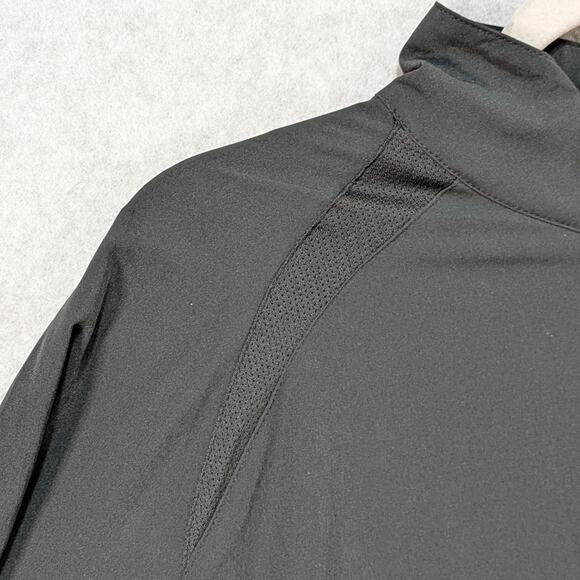 Adidas Men’s M Black Lightweight Windbreaker Jacket Athletic Running Sport - Picture 12 of 14